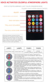 RGB LED car light - USB sync with music