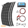 ASUNERGE 100–600 W Flexible Monocrystalline Solar Panel – Waterproof, Bendable Power for RV & Boat