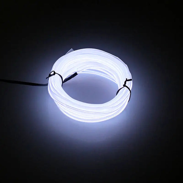 LED bande lumineuse froide - éclairage ambiant intérieur de voiture 5m