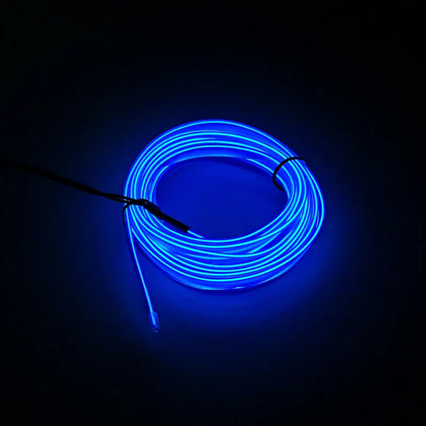 LED bande lumineuse froide - éclairage ambiant intérieur de voiture 5m