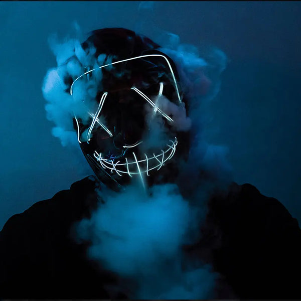 Halloween LED mask - Glow-in-dark for cosplay parties