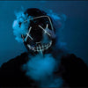 Neon LED Halloween mask - Glow-in-the-dark, cosplay ready