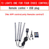 RGB LED car light - USB sync with music