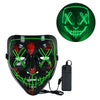 Halloween LED mask - Glow-in-dark for cosplay parties