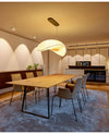 Sailboat pendant light: LED, marine fabric chandelier