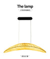 Sailboat pendant light: LED, marine fabric chandelier
