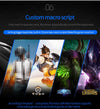 Gaming mouse wired - ergonomic, RGB LED backlit, 3200dpi