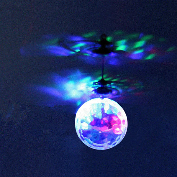 Flying LED ball toy - infrared induction helicopter for kids