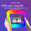RGB rechargeable selfie ring light for mobile photography