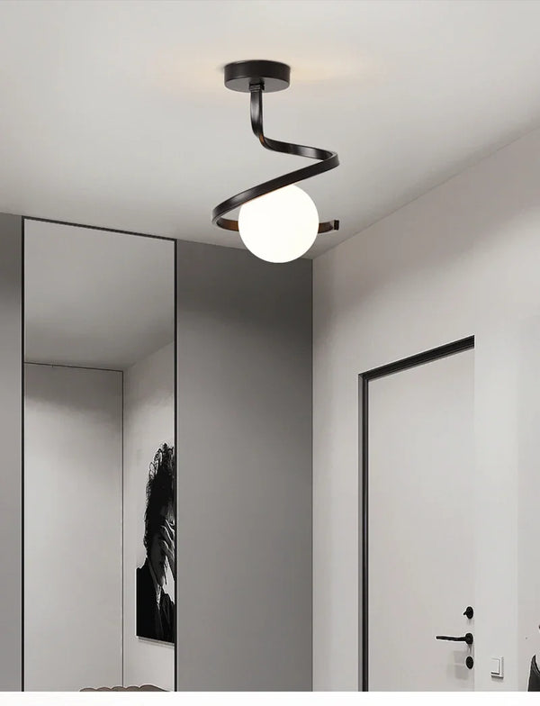LED plafonnier - Style nordique, éclairage polyvalent de la pièce