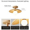 LED ceiling light - Modern wood lighting for bedroom
