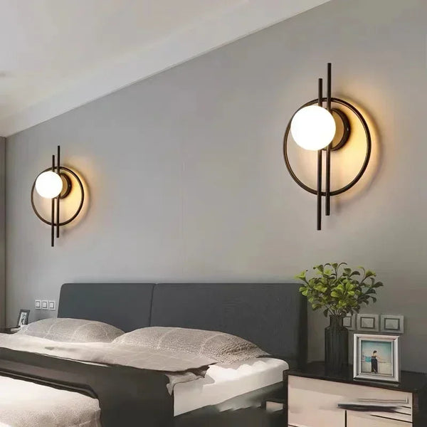 LED wall light: ambient decor for bedroom or living room