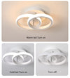 LED ceiling light - Nordic aluminium for versatile use