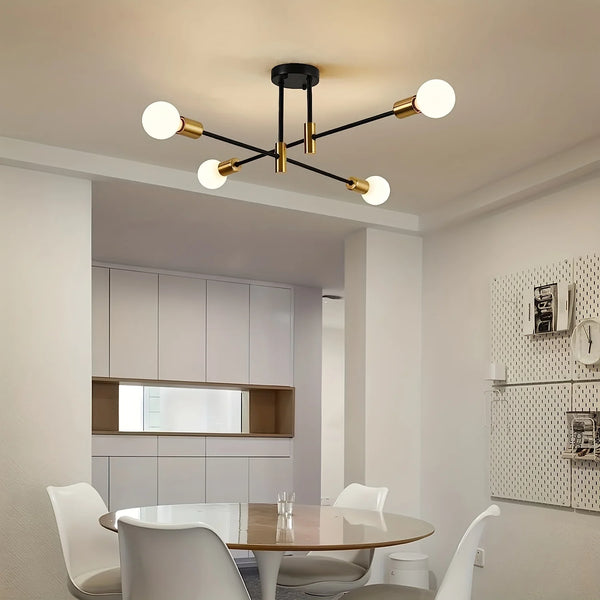 Industrial LED pendant light - Black modern finish