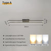 LED ceiling light - 3-color, modern design for versatile use