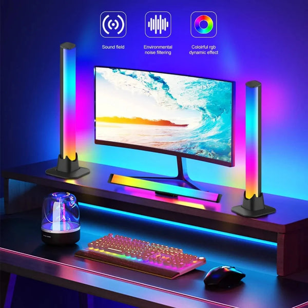 RGB LED gaming light with app control and dimming