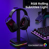 RGB gaming headset stand - aluminum alloy, PUBG compatible