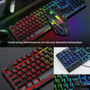 RGB gaming keyboard & mouse combo, backlit, 104 keycaps