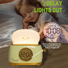 LED kid alarm clock with sleep trainer and temperature display
