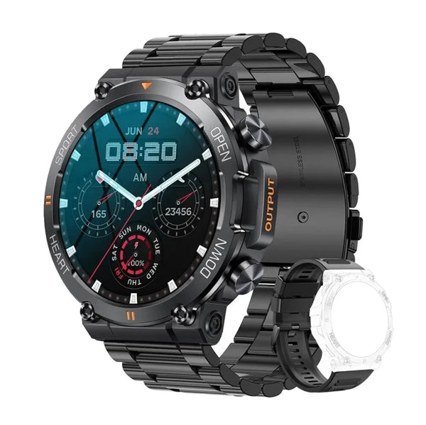 Smartwatch K56Pro men's - heart rate, Bluetooth, long battery life
