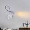 LED gooseneck wall light - adjustable reading lamp
