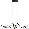 LED pendant light - modern, long-hanging fixture