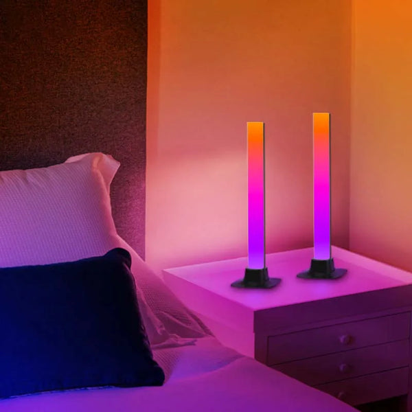 RGB LED gaming light with app control and dimming