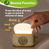 LED kid alarm clock with sleep trainer and temperature display