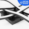 LED ceiling light 28W - curved panel for stylish living