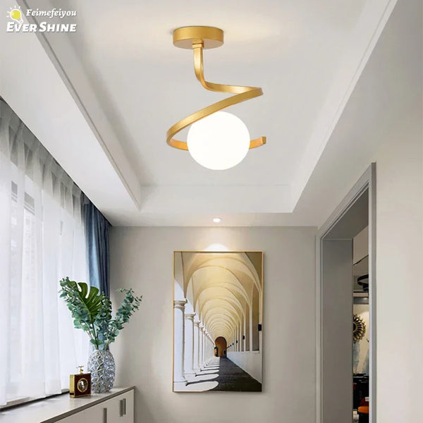 LED plafonnier - Style nordique, éclairage polyvalent de la pièce