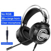 Gaming headset RGB with HD mic for Xbox, PS5, PC