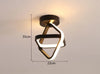 LED ceiling light - Nordic aluminium for versatile use
