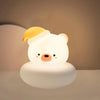 LED night light: rechargeable, dimmable for kids' sleep
