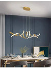 LED pendant light - modern, long-hanging fixture