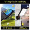 Lumière murale LED solaire - étanche, détecteur de mouvement, 3 modes