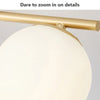 LED ceiling light: modern, glass finish