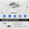 LED ceiling light 28W - curved panel for stylish living