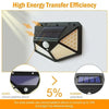 Solar LED garden light: étanche, capteur de mouvement