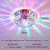 LED ceiling light - metal, modern for living room/corridor