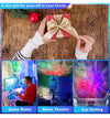 LED kids projector night light: astronaut galaxy design
