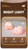 LED kids night light - dimmable, squishy novelty lamp