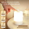 LED bedside lamp - dimmable, rechargeable, touch control