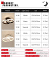 LED ceiling light 20W - Modern metal for versatile lighting