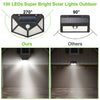 Solar LED garden light: étanche, capteur de mouvement