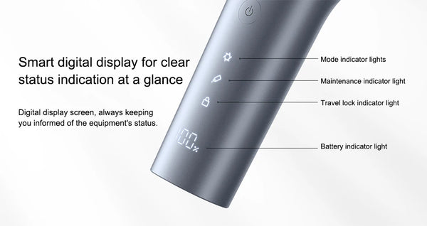 Xiaomi Mijia 2 Pro Tondeuse à cheveux - Étanche IPX7, Sans fil