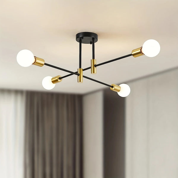 Industrial LED pendant light - Black modern finish