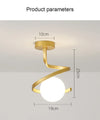 LED plafonnier - Style nordique, éclairage polyvalent de la pièce