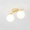 LED ceiling light: modern, glass finish