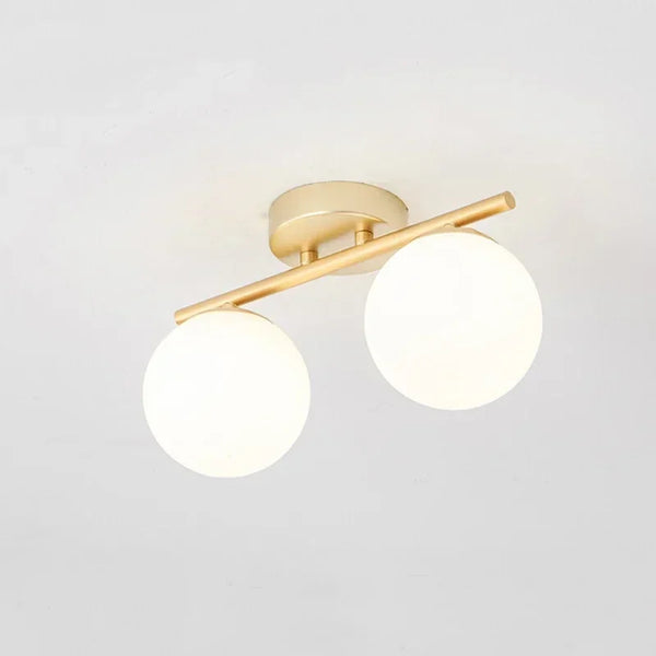 LED ceiling light: modern, glass finish