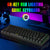 Gaming keyboard mini RGB backlit ergonomic for PC, laptop